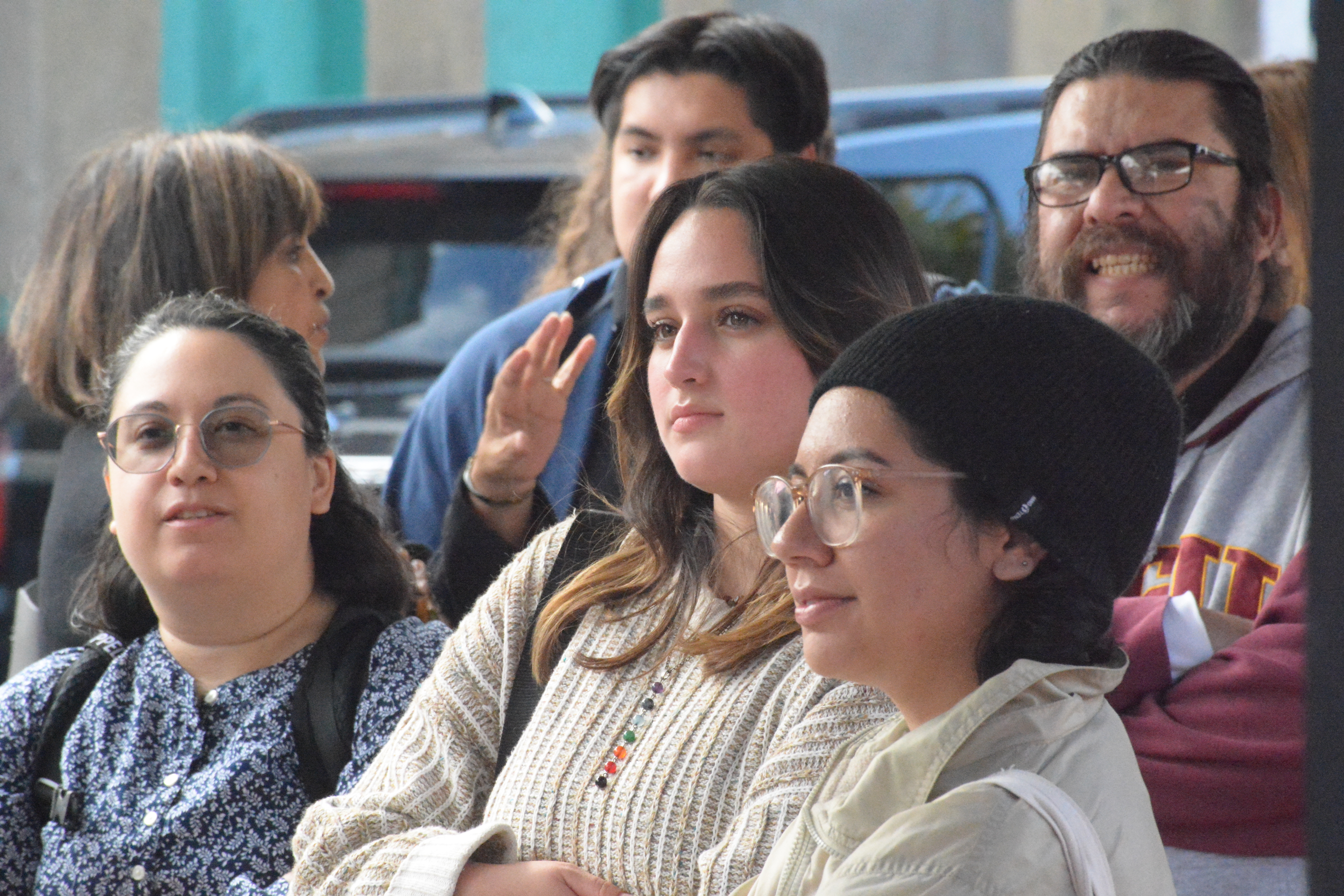 ASU students wait to re-enter the U.S. at the Nogales-Morley Gate Point of Entry in Nogales, Sonora, on November 5, 2022.